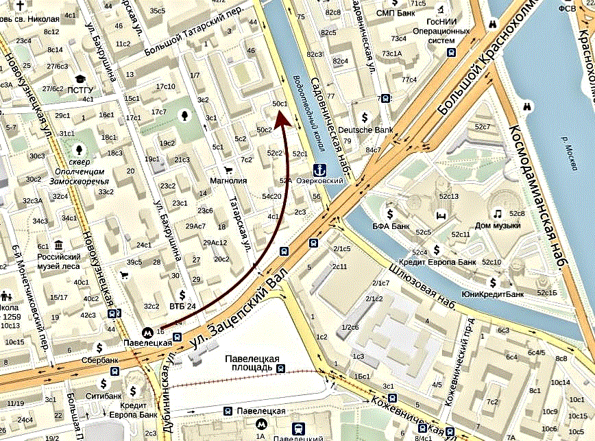 Схема проезда